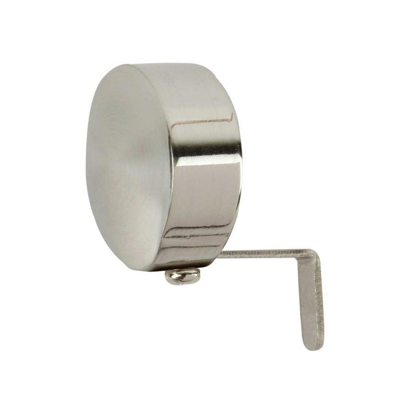 End Cap with Ring Stop | Satin Silver