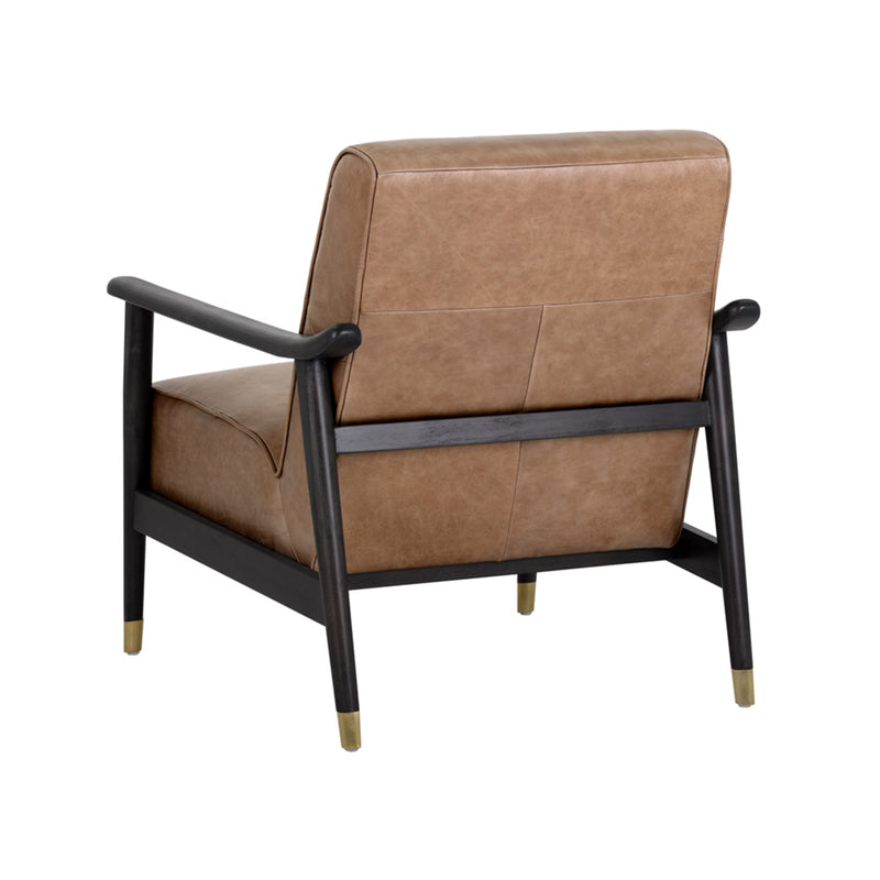 crown and birch keelan lounge chair camel back
