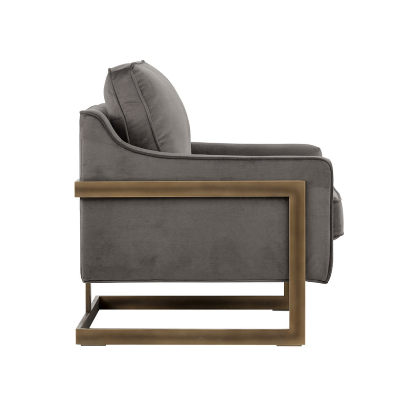 crown and birch kendall lounge chair piccolo pebble side