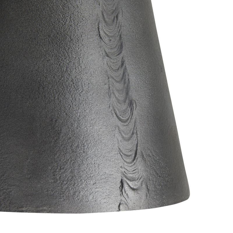 crown and birch naara table lamp antique aluminum base detail 2