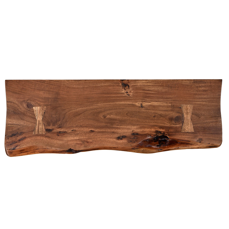 crown and birch nash walnut console top