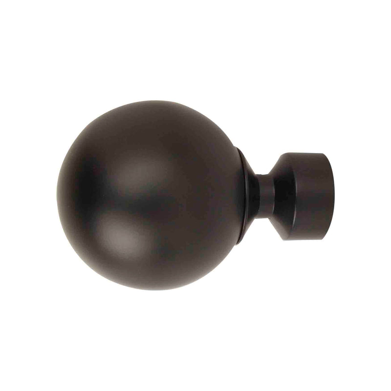 crown and birch sphere finial black