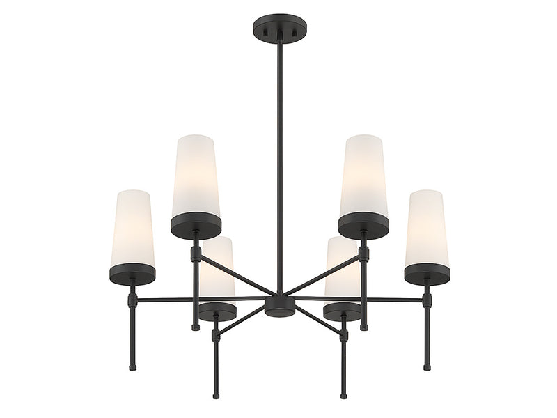 Hashie Chandelier | Matte Black