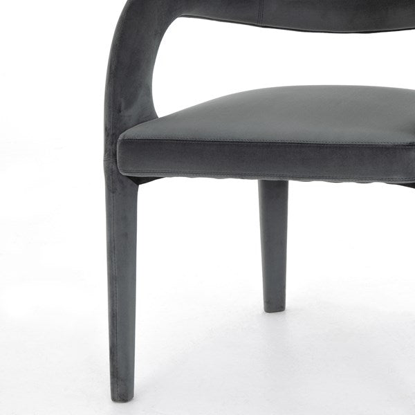 Hawthorne Dining Chair | Slate Velvet