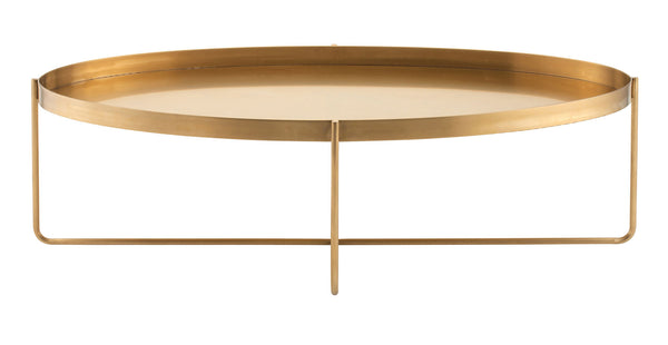 Kathleen Coffee Table | Gold / Oval