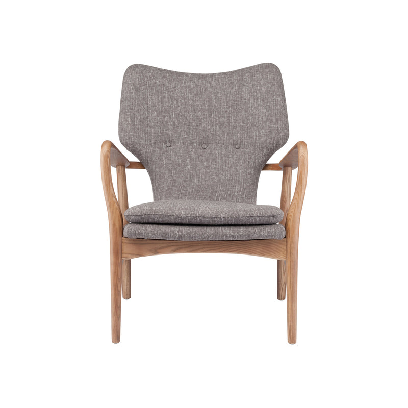 Rosslyn Occasional Chair | Medium Grey Tweed