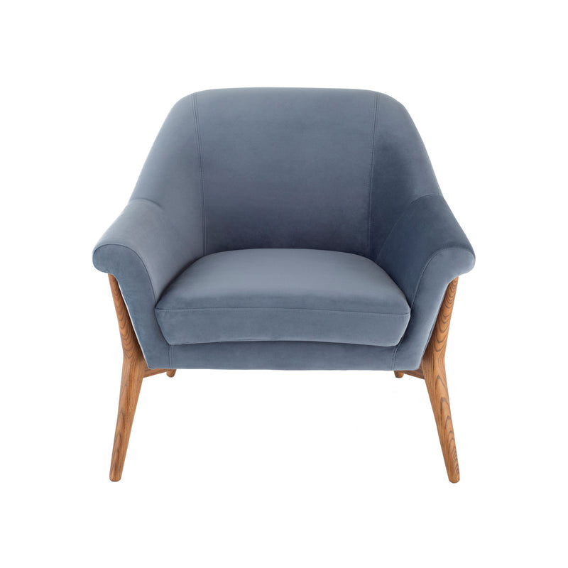 Evelyn Occasional Chair | Dusty Blue