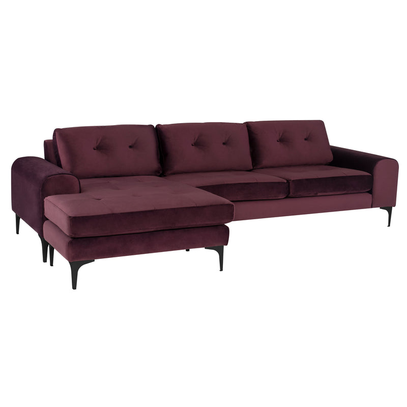 Corey Sectional - Mulberry