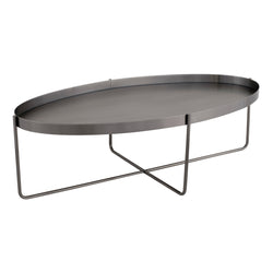 Kathleen Coffee Table | Graphite / Oval