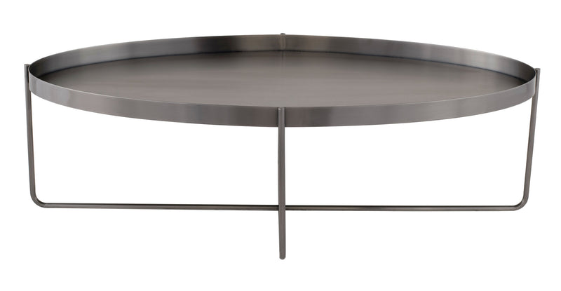 Kathleen Coffee Table | Graphite / Oval