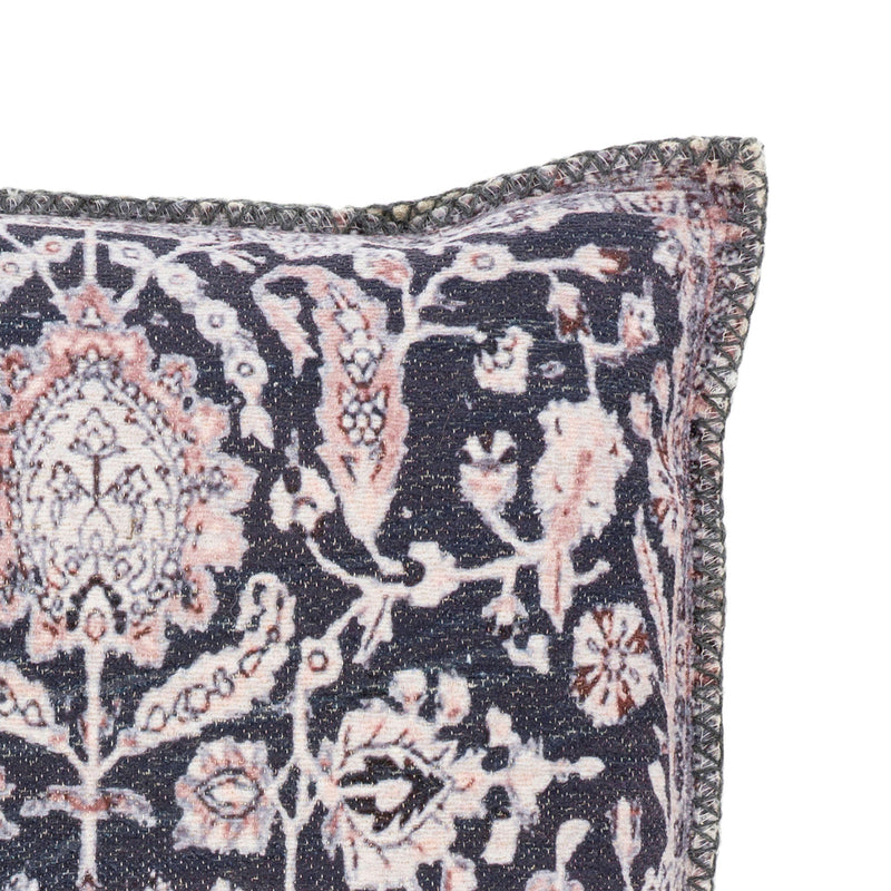 crown and birch tasseled cushion black indaba detail