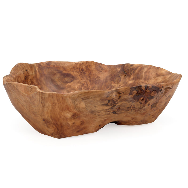 crown and birch costa carved wood bowl torre and tagus front