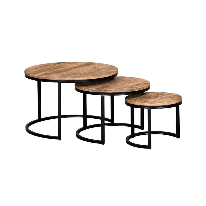 crown and birch 3 piece grey accent tables angle
