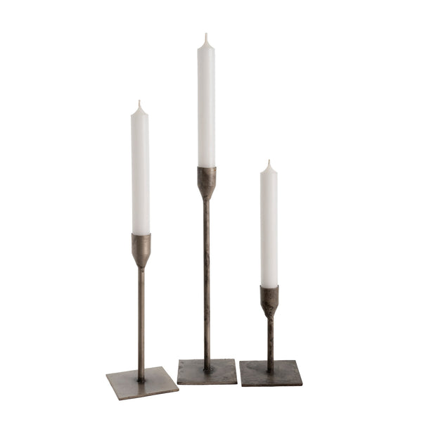 crown and birch bonita candlestick holder silver grouping