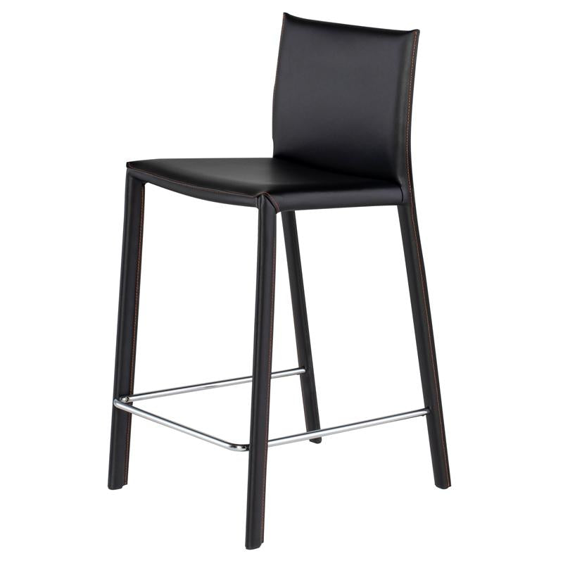 crown and birch bonnie counter stool black angle