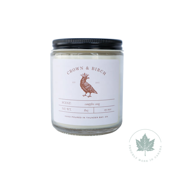 Crown & Birch Candle | Campfire Song