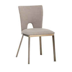 crown and birch cleo dining chair brown angle