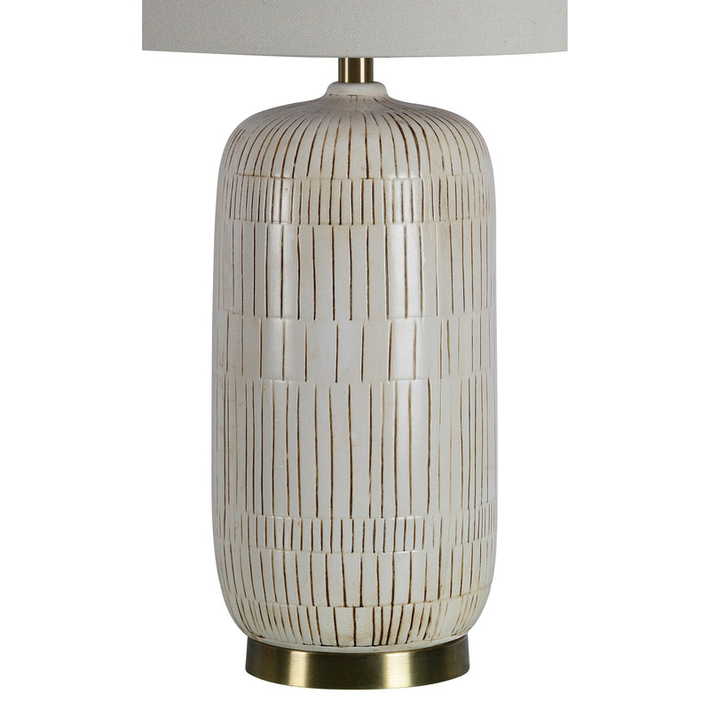 crown and birch cynthia table lamp detail