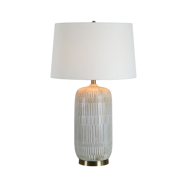 crown and birch cynthia table lamp front on