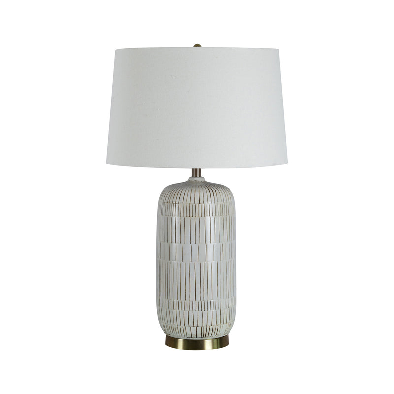 crown and birch cynthia table lamp front