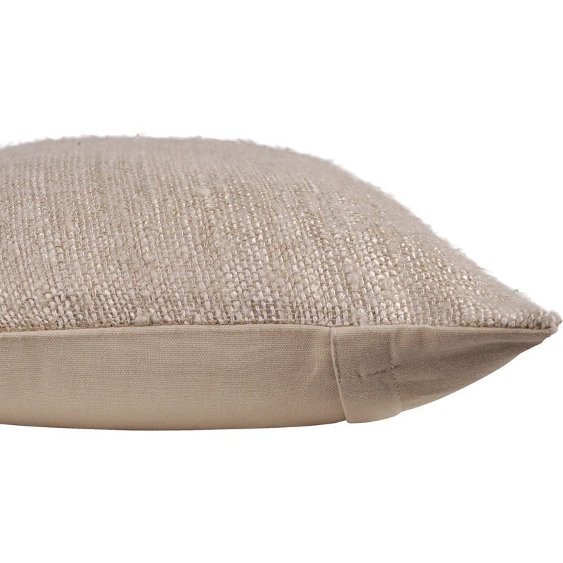 crown and birch delia beige long lumbar pillow corner