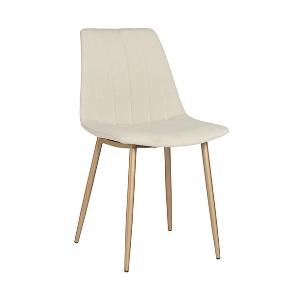 crown and birch dorian dining chair linen angle