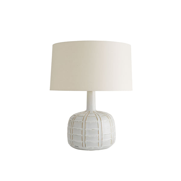 crown and birch ellie table lamp front off