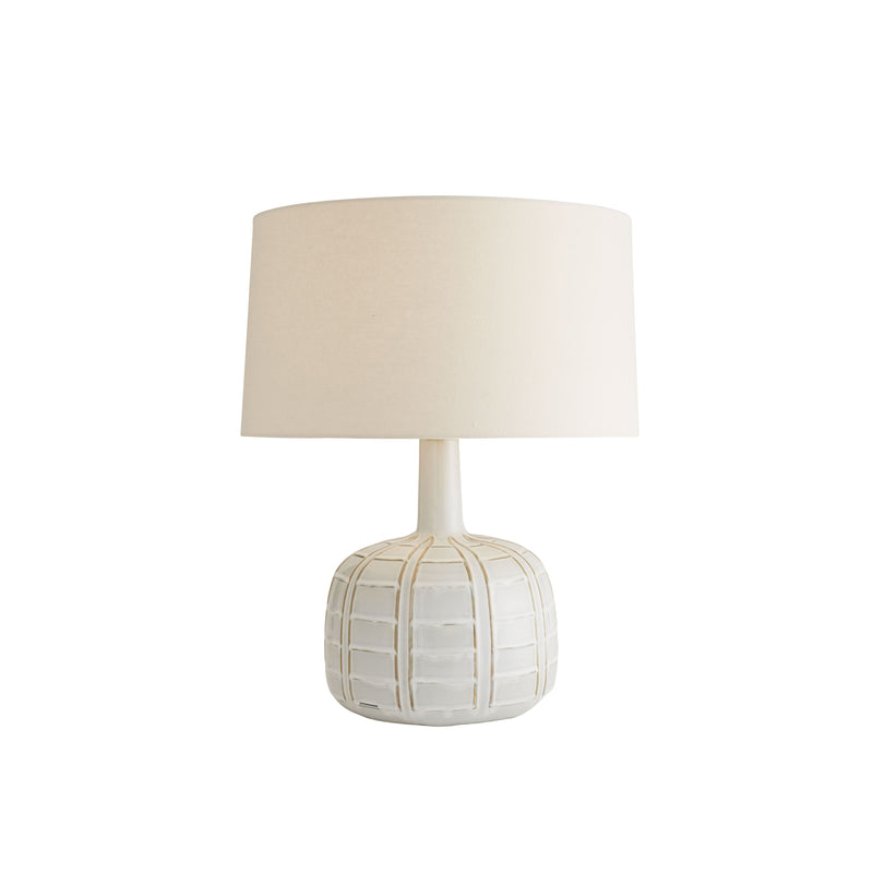 crown and birch ellie table lamp front on