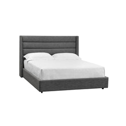 crown and birch elwood bed dark grey angle