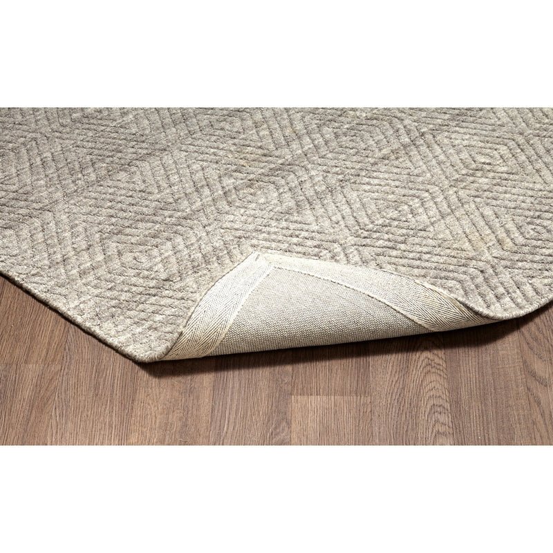 crown and birch estelle wool rug taupe backing