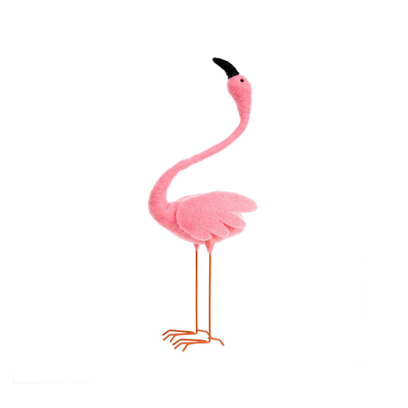 indaba felted flamingo large