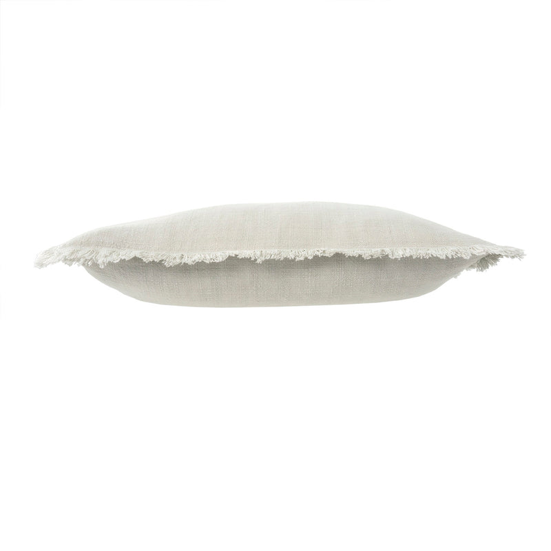 crown and birch frayed edge pillow moonstruck angle