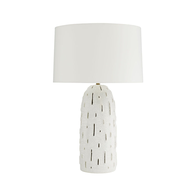 crown and birch grove table lamp front