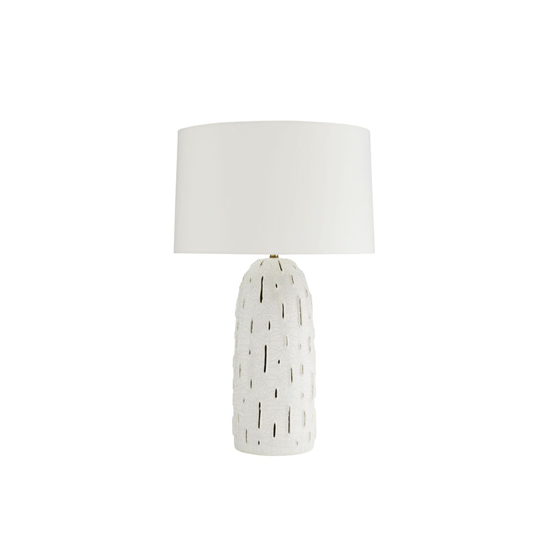 crown and birch grove table lamp light off