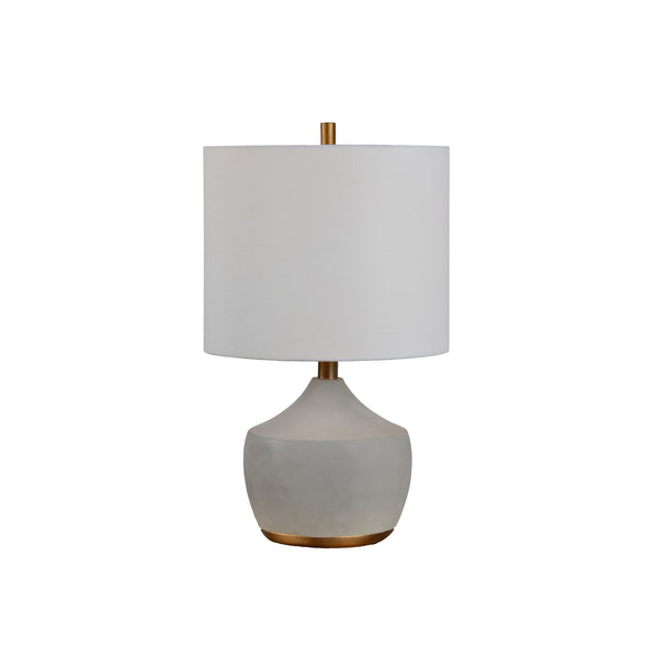crown and birch helix table lamp light off