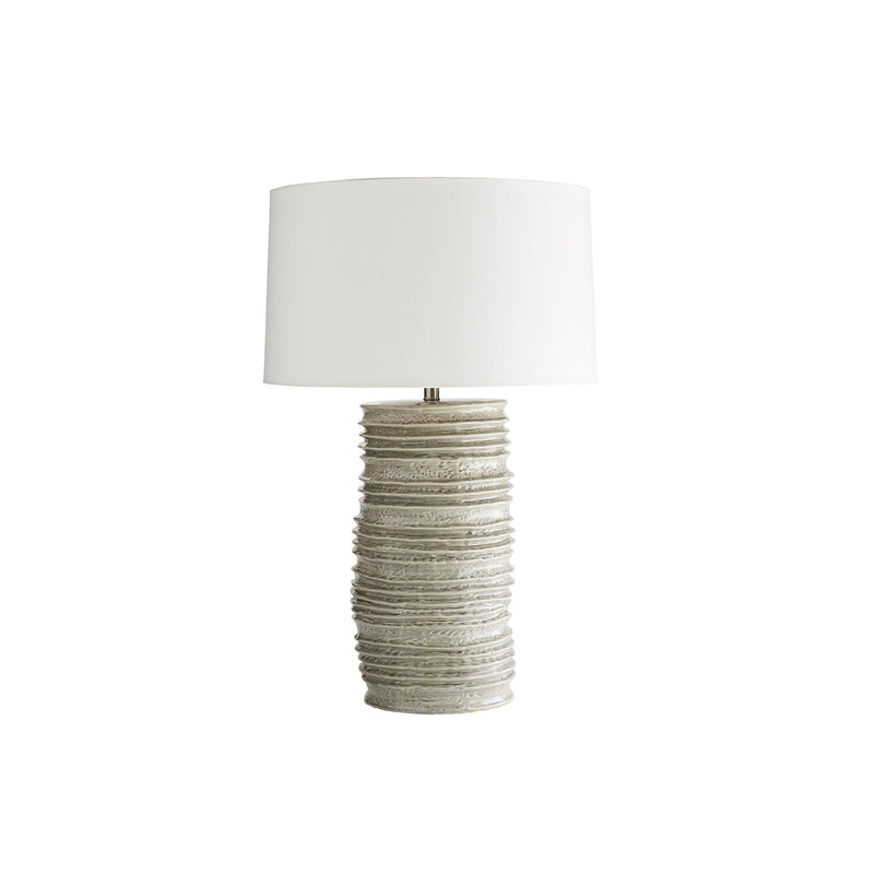 crown and birch howie table lamp front off