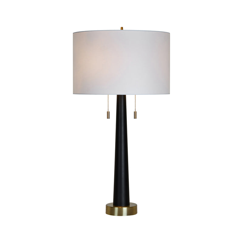 crown and birch jane table lamp front on