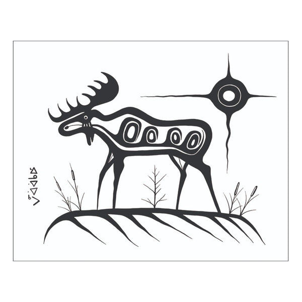 crown and birch kevin belmore moose print front