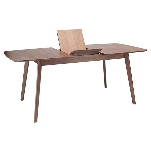 crown and birch luna dining table leaf folded