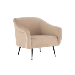 crown and birch megan occasional chair nude angle