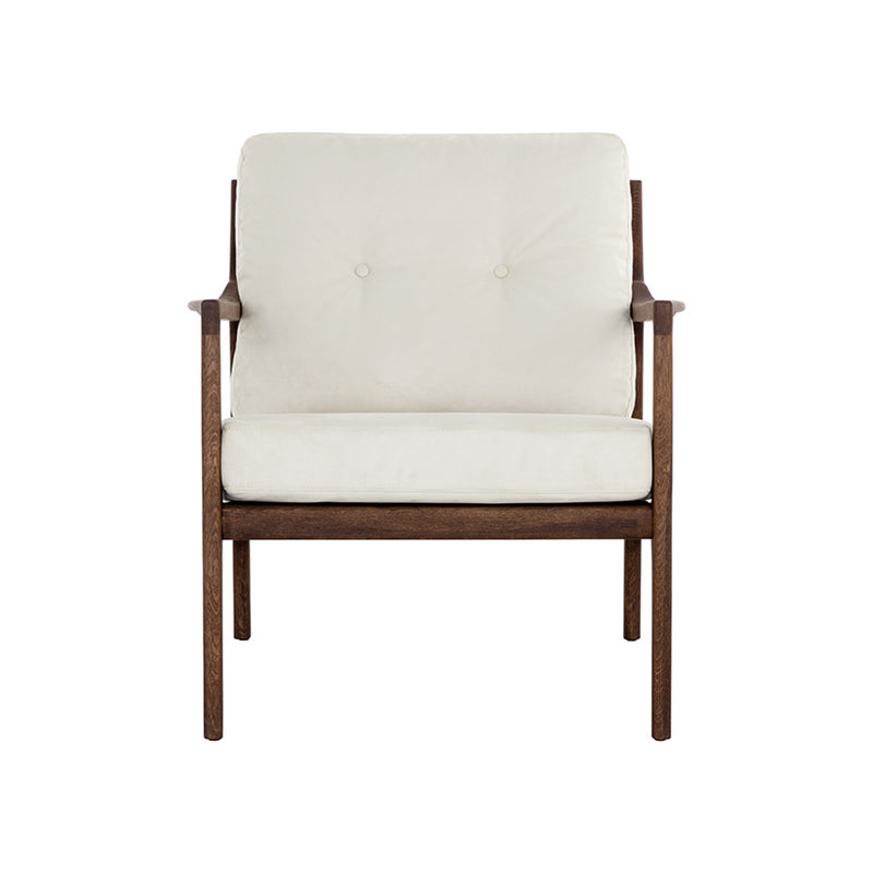 crown and birch millie occasional chair vienna cream front