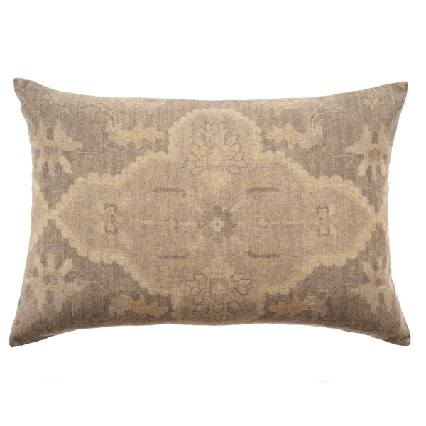 crown and birch mira vintage print pillow front