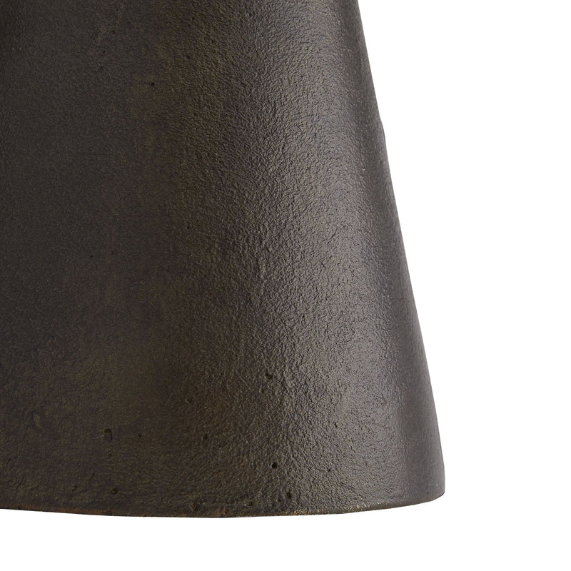 crown and birch naara table lamp bronze base detail