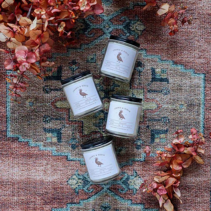 Crown & Birch Candle | Campfire Song