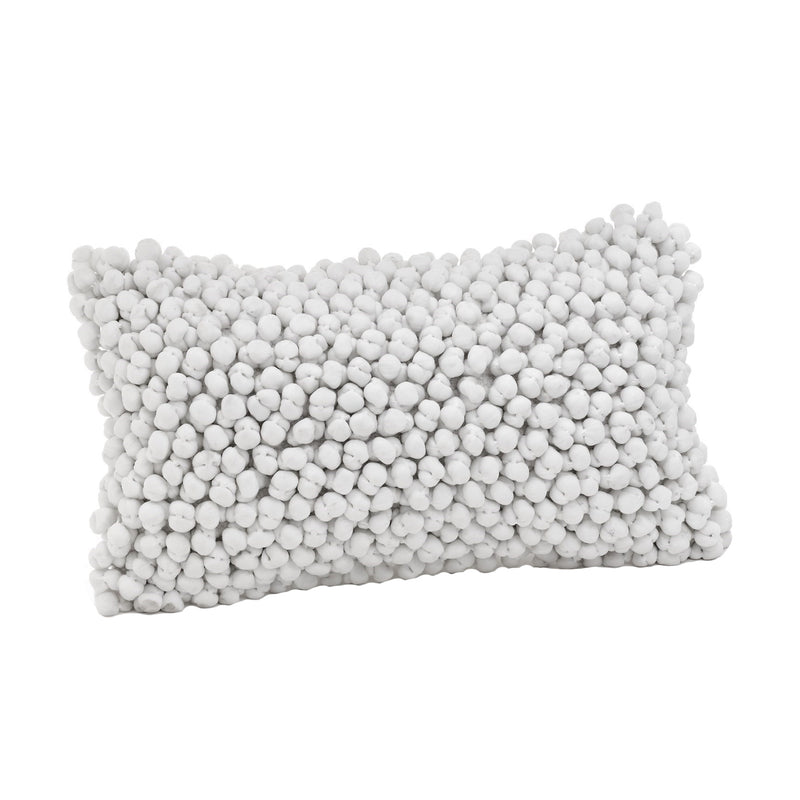 crown and birch popcorn pillow 12x22 front