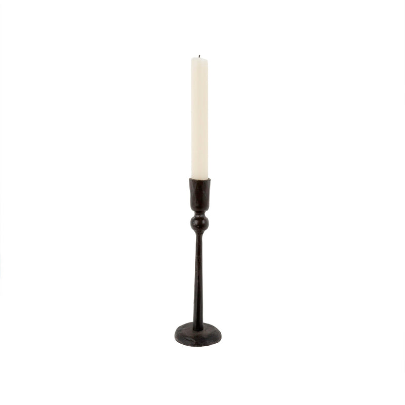 crown and birch revere candlestick black medium front