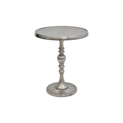 crown and birch sarah side table silver front