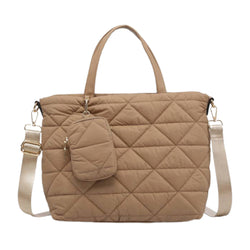 crown and birch scout tote taupe front