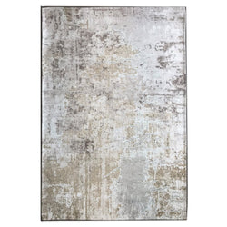 crown and birch shiloh distressed washable rug beige grey front