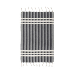 pokoloko-kitchen-towel-criss-cross-charcoal-front
